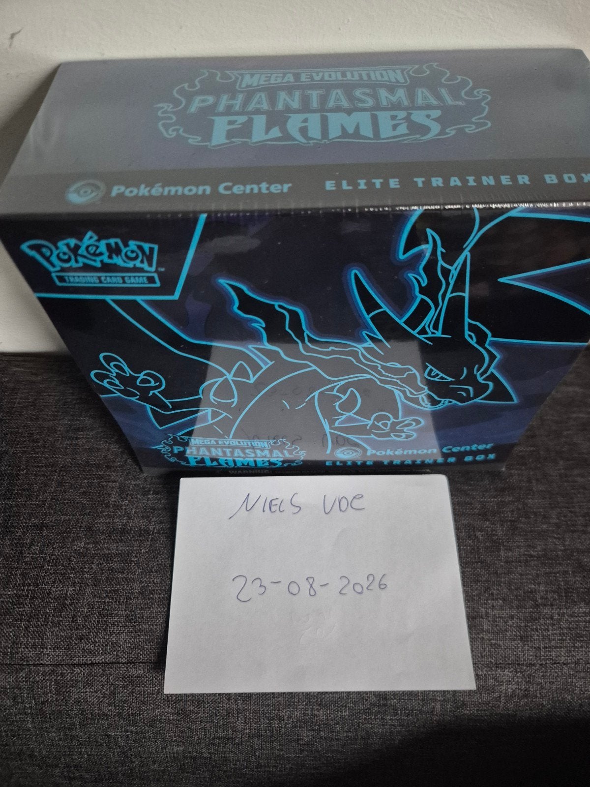 pokemon phantasmal flames pokemoncenter etb, Ophalen of Verzenden