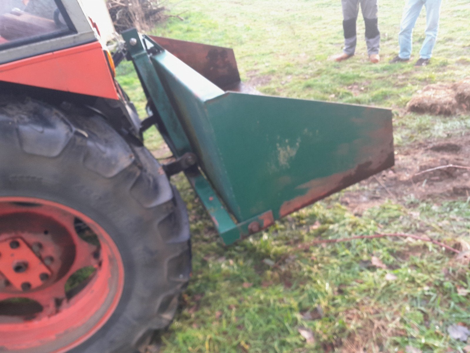 nette grondbak transportbak kipbak 220cm, Ophalen