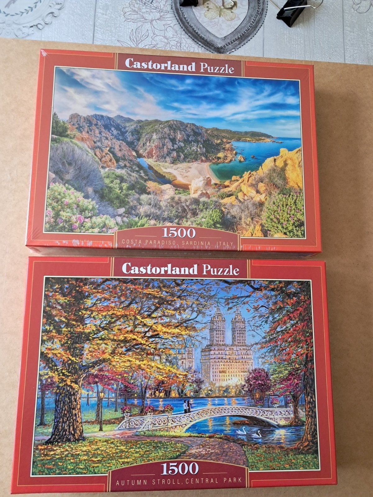 LOT DE 2 PUZZLES 1500 PIECES NEUF, Enlèvement, Puzzle