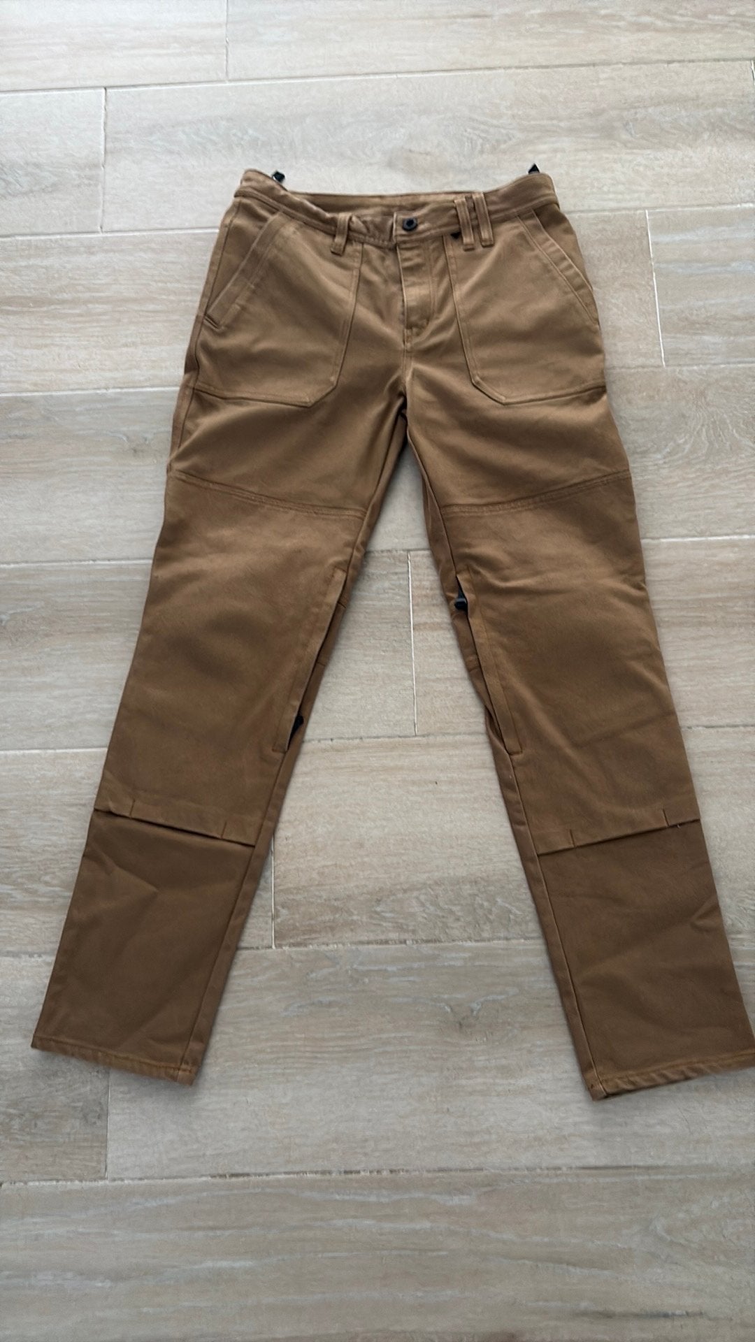 Motorjeans, Ophalen