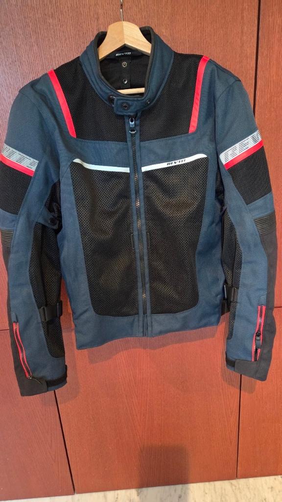 Rev'it Tornado 3 jas motorjas maat L heren (blauw) zgan, Motoren, Kleding | Motorkleding, Jas | textiel, Heren, Ophalen of Verzenden