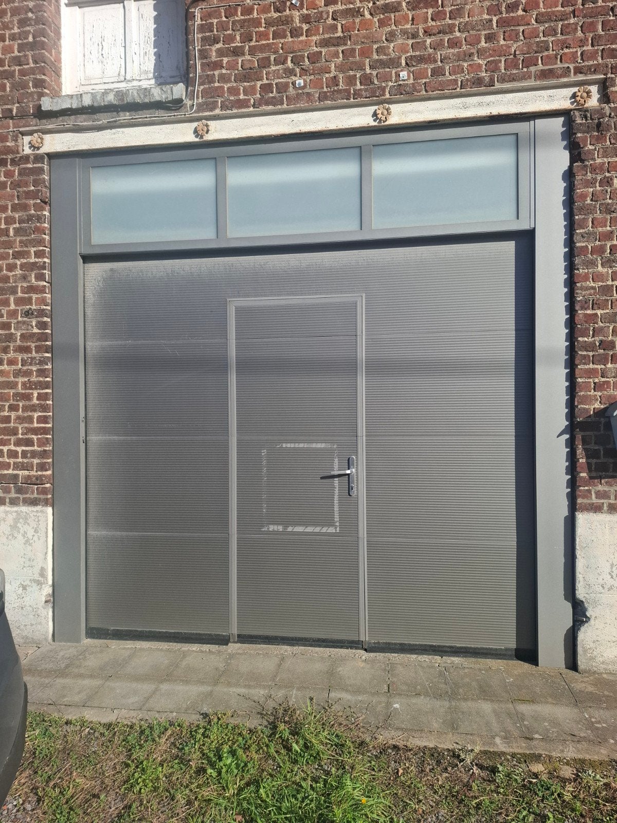 Sectionaalpoort met deur (gereserveerd), Enlèvement