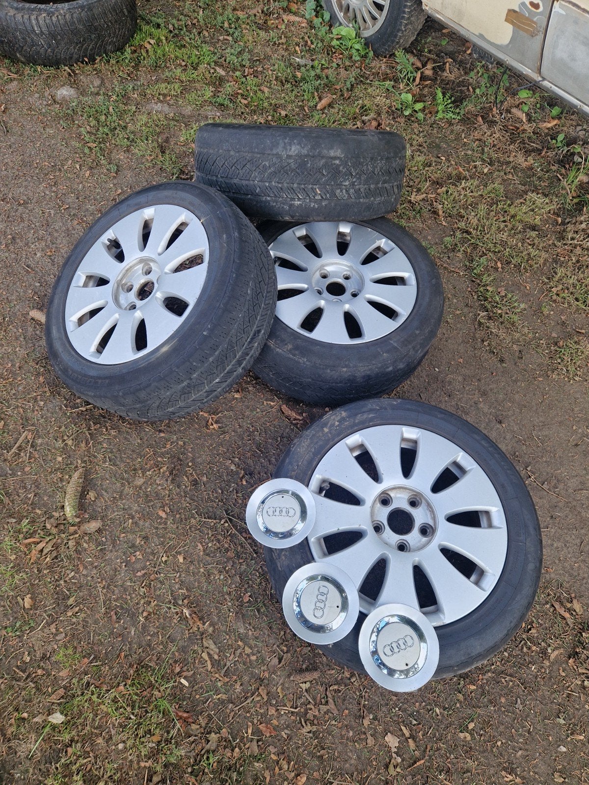 jantes alu  vw/audi 5 trous, Enlèvement, Pneu(s)