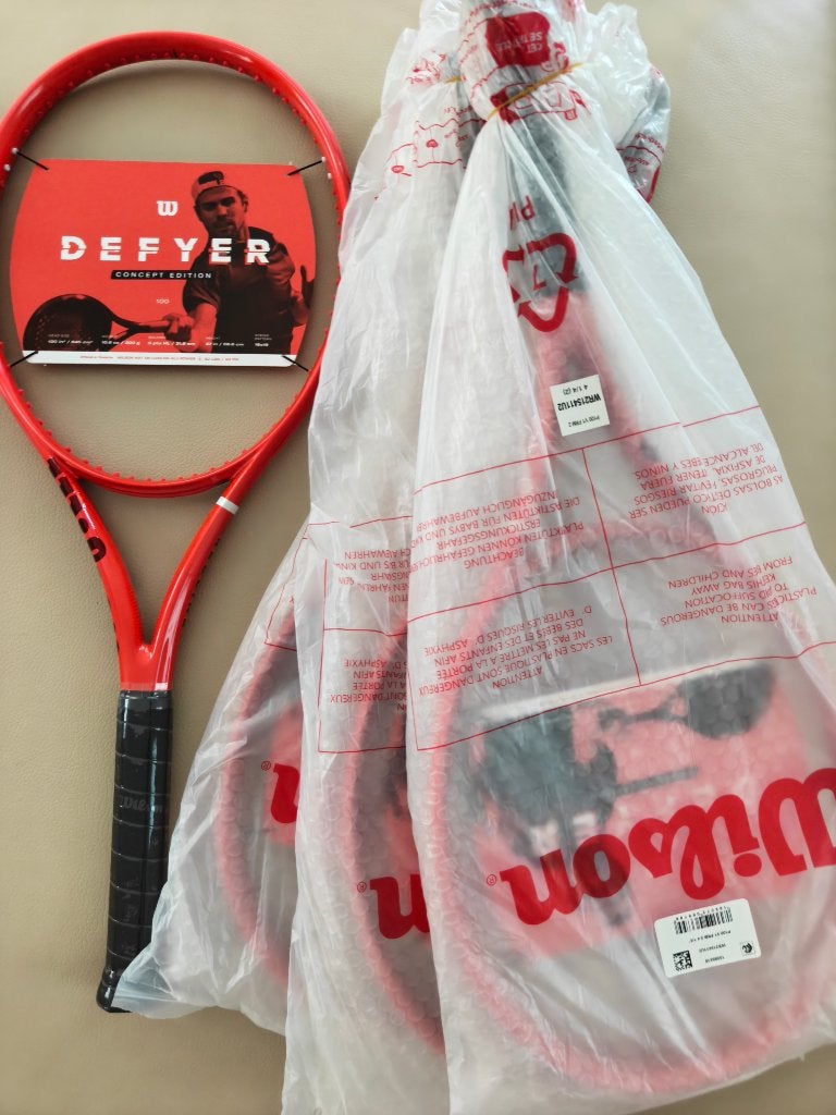 Raquette tennis Wilson Defyer 100, Sport en Fitness, Nieuw, Wilson, Racket, Ophalen