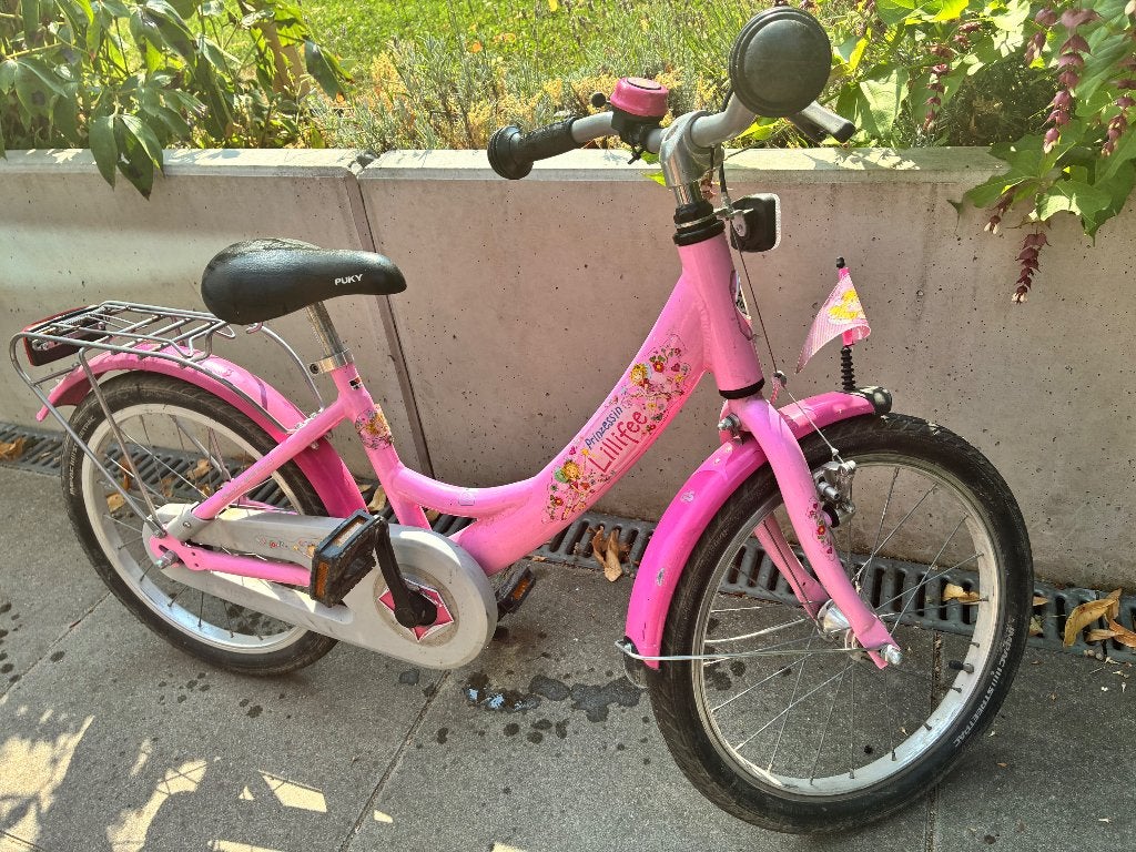 Volare Princess Lillifee kinderfiets 18 inch, Ophalen, Terugtraprem, Volare, 16 tot 20 inch