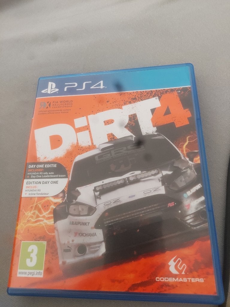 PS4 Dirt 4-games als nieuw, Ophalen, Zo goed als nieuw