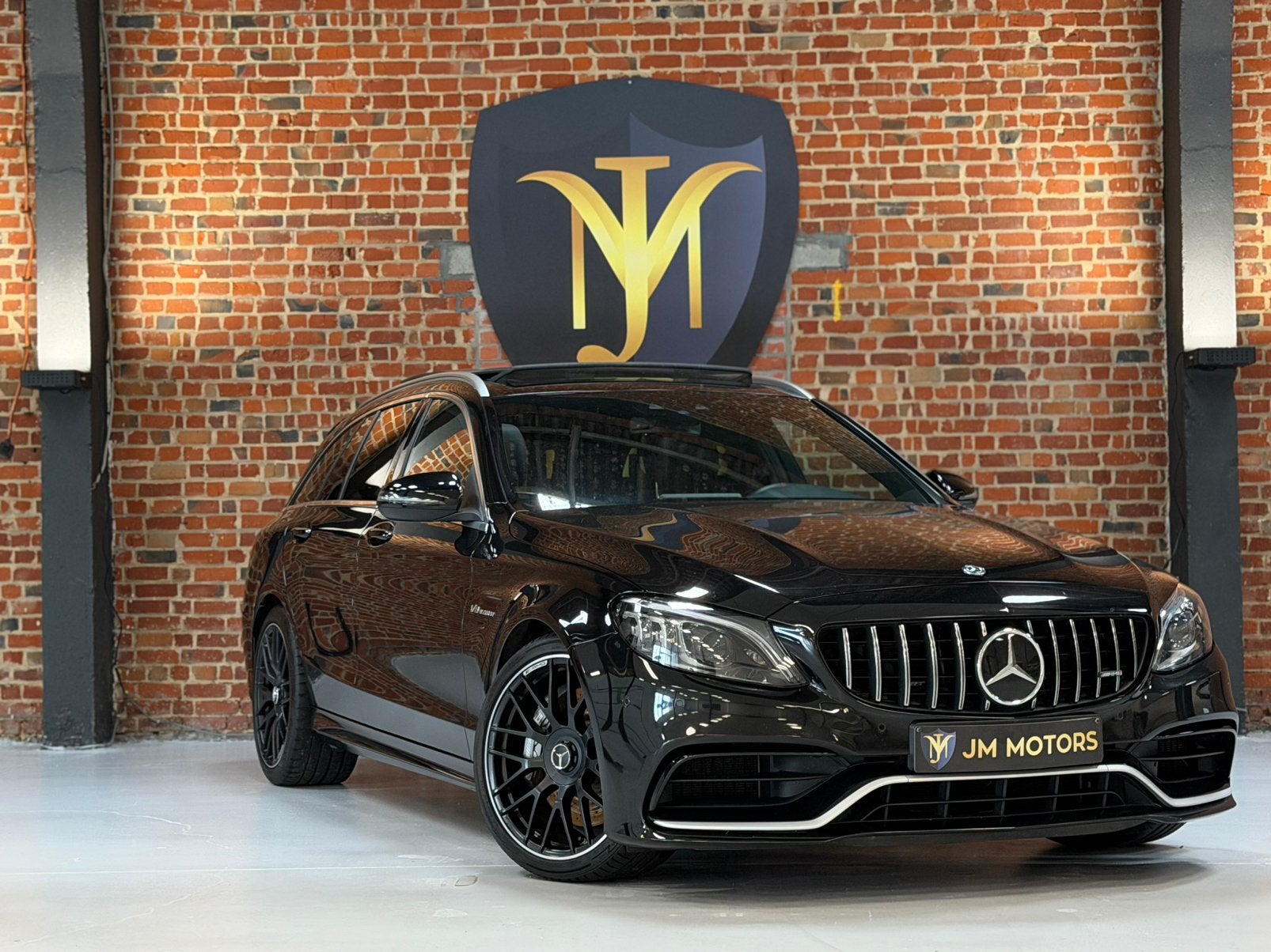 Mercedes-Benz C 63 AMG Break * Lichte Vracht *, Auto's, Mercedes-Benz, Automaat, Euro 6, Zwart, Leder
