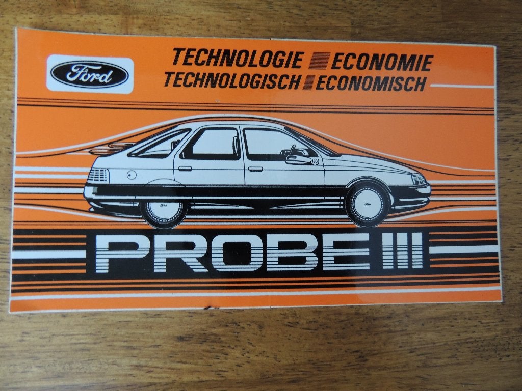Ford Probe III sticker, Envoi, Comme neuf, Voiture ou Moto