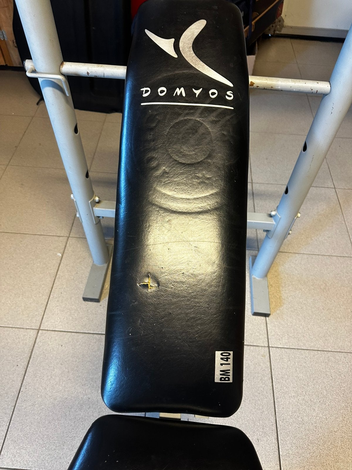 Bench press(bank druk) toestel domyos.Losse gewichten, Sports & Fitness, Enlèvement, Utilisé