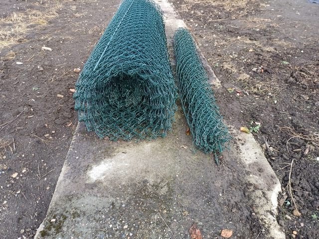 afsluitdraad palen en doek., Tuin en Terras, Ophalen, Gebruikt, 20 meter of meer, Draad