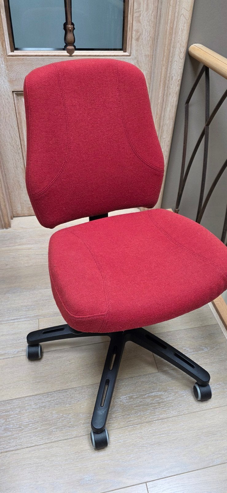 siège de bureau, Enlèvement, Comme neuf, Rouge, Chaise de bureau