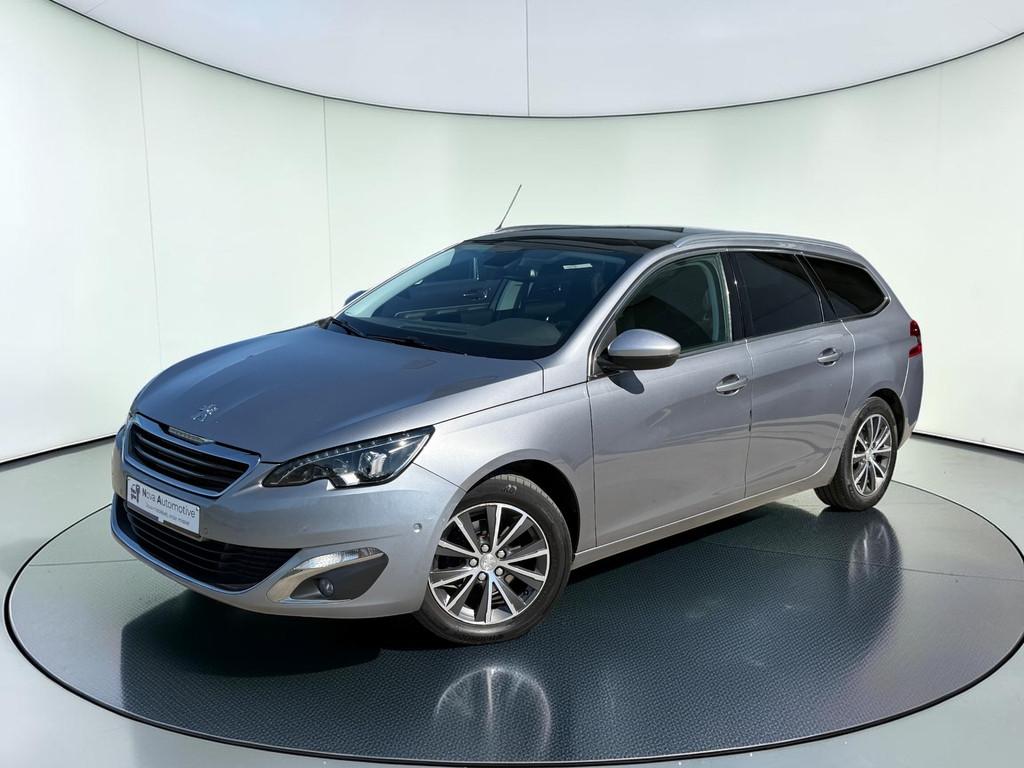 Peugeot 308 SW Allure Autom, Camera, Pano, LED, Leder, Full, Auto's, Peugeot, Bedrijf, Te koop, Metaalkleur, Benzine, Euro 6, Break