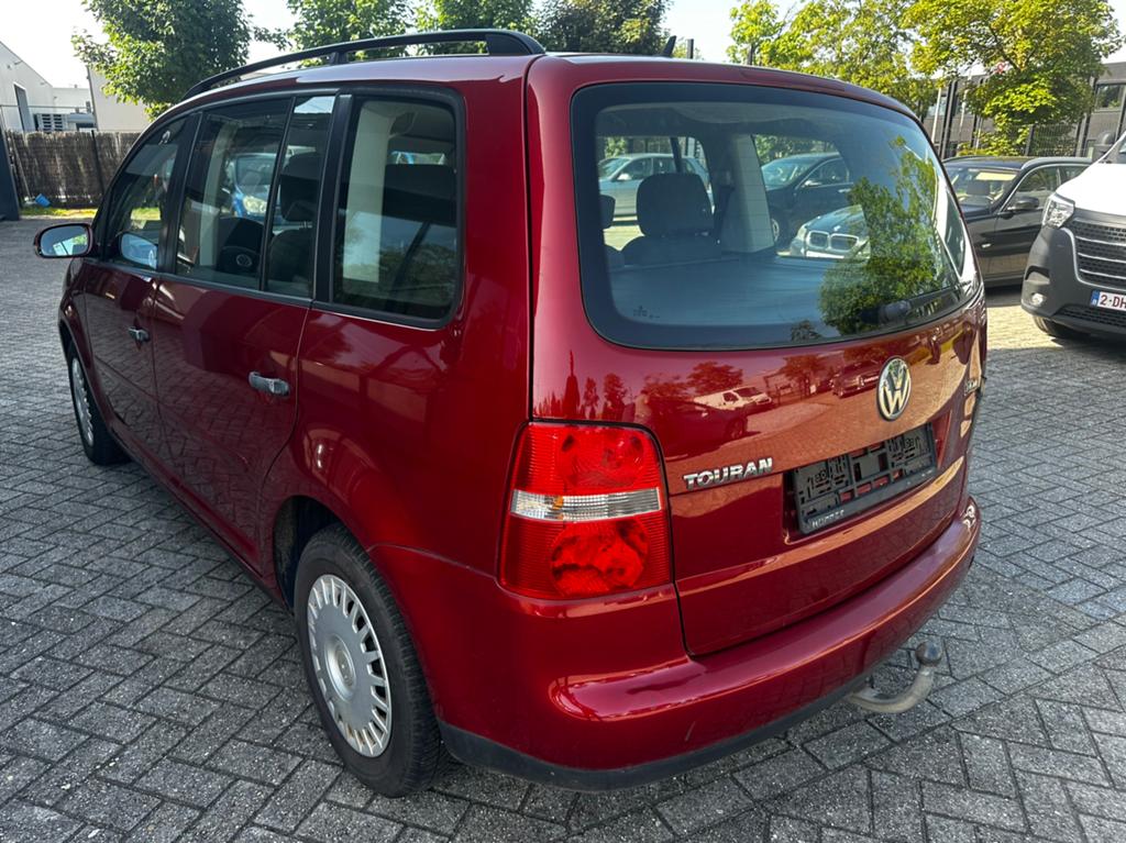 Vw Touran 5 places 1.9tdi., Rouge, Achat, Entreprise, 5 portes