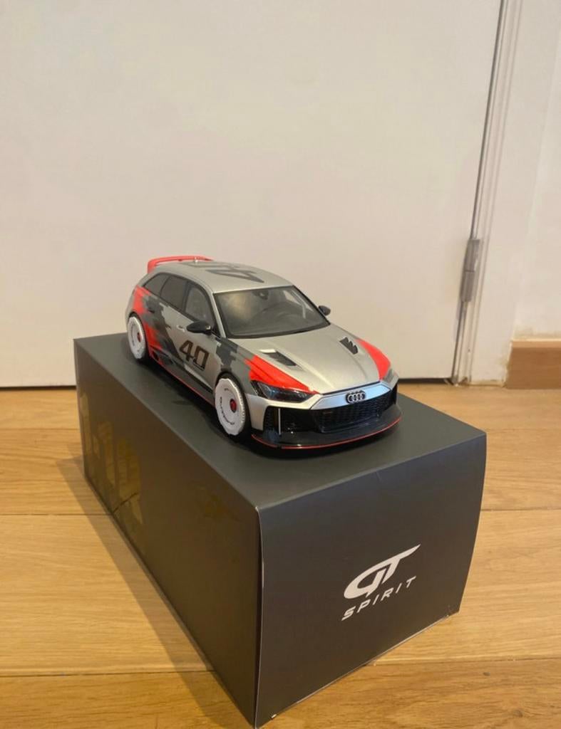 Audi rs6 gto concept 1:18 gt spirit, Ophalen, Zo goed als nieuw