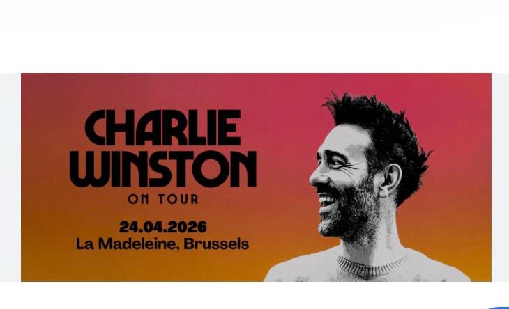 Concert Charlie Winston, Tickets & Billets, Avril