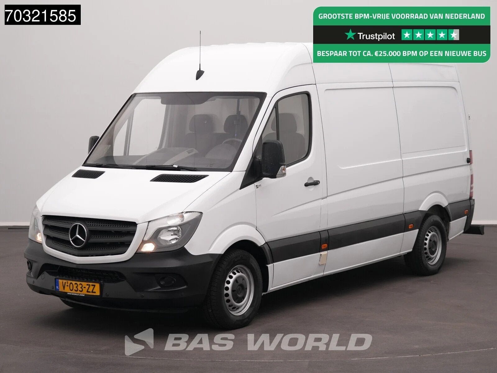 Mercedes Sprinter 314 CDI Koelwagen Euro6 L2H2 Airco Crusie, Stof, Gebruikt, Euro 6, 4 cilinders