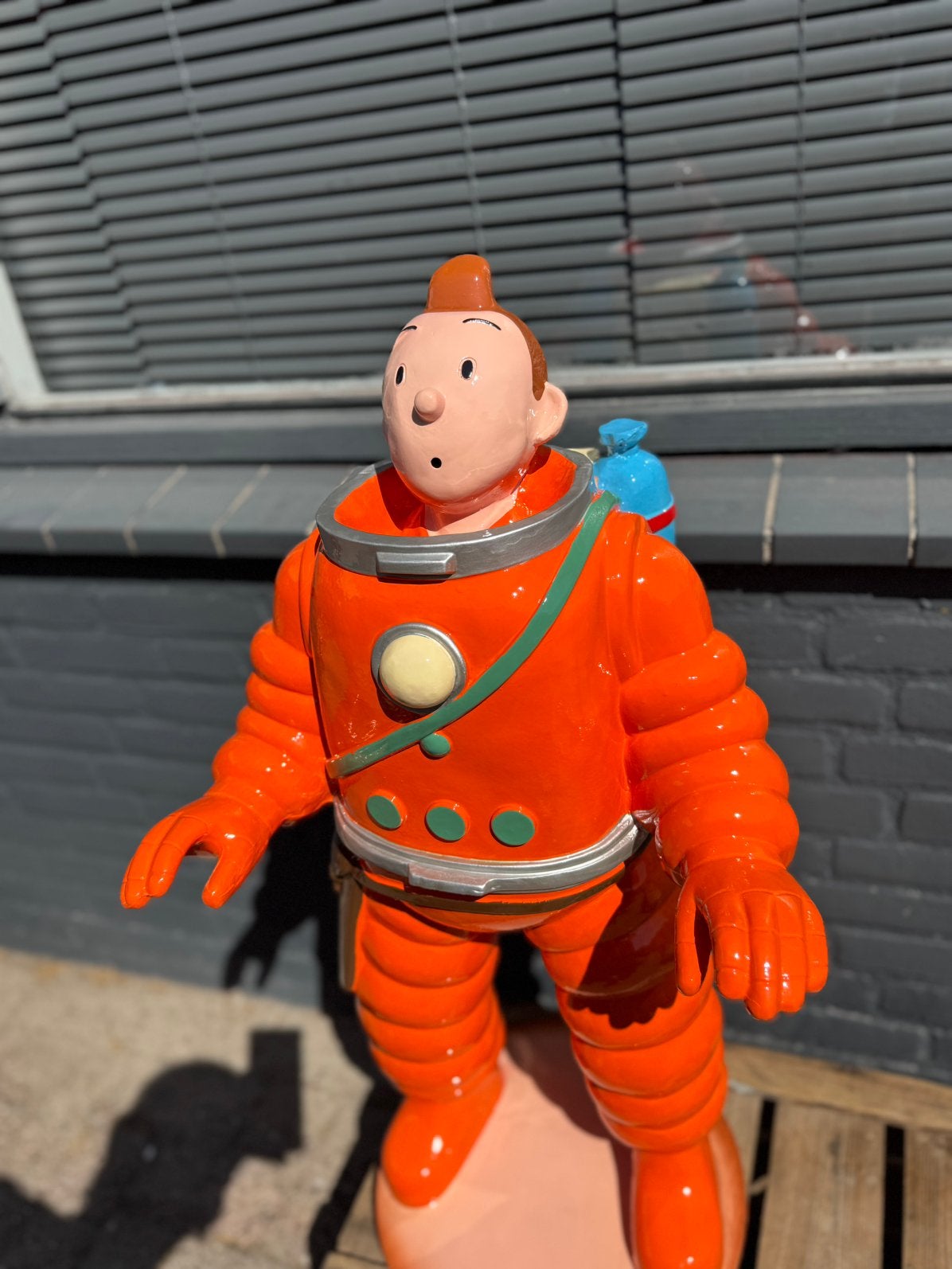 Kuifje Astronaut beeld XL, Verzamelen, Ophalen, Zo goed als nieuw, Mens