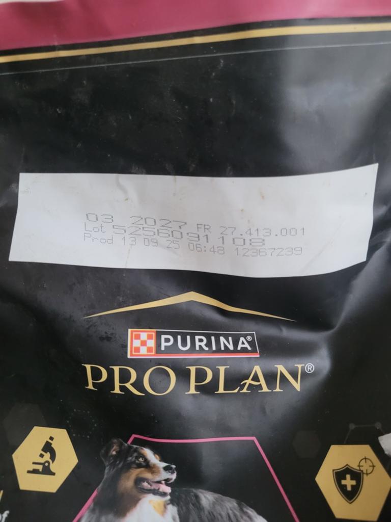 Purina proplan sensitive skin 14kg, Enlèvement