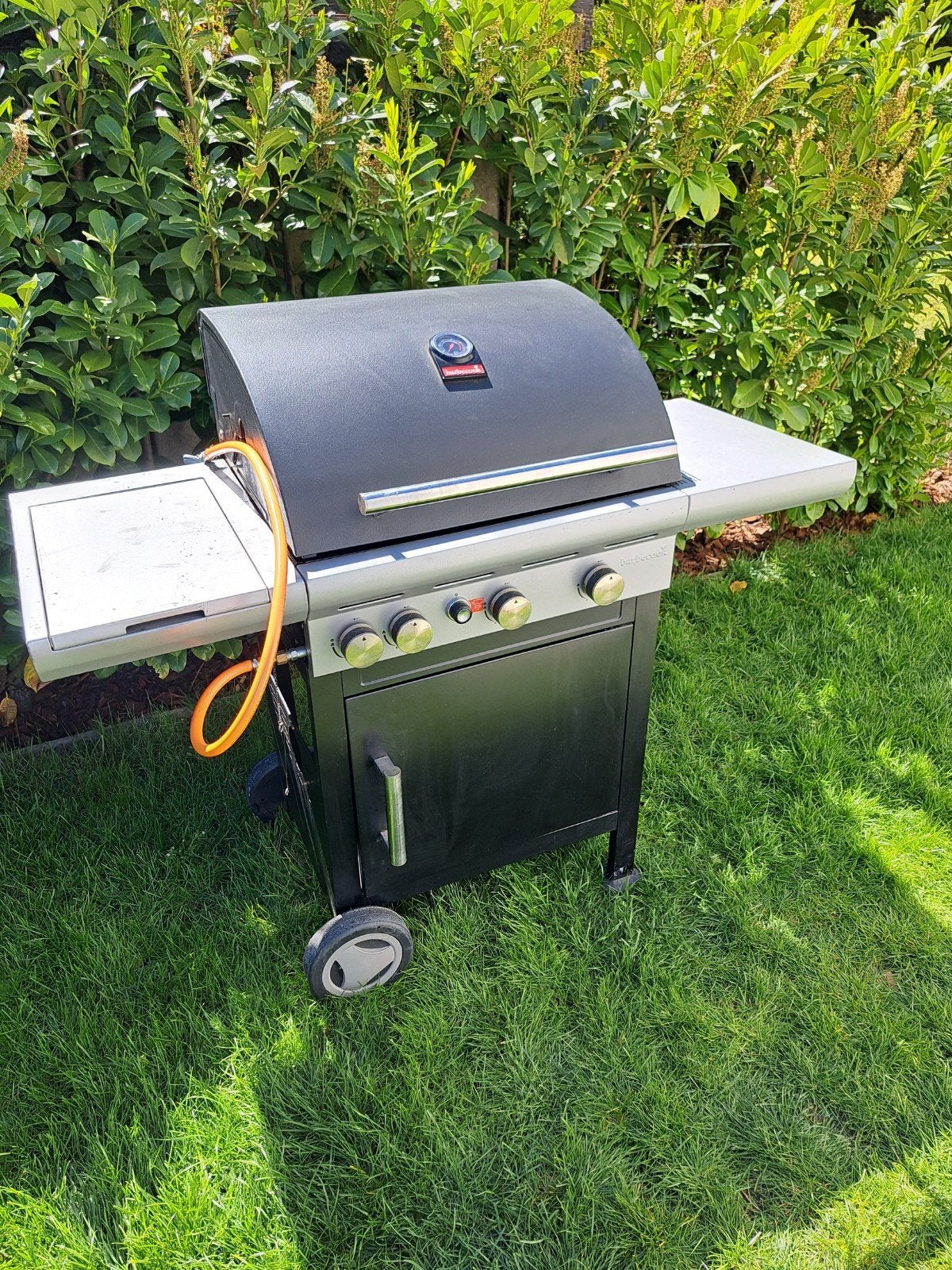 BBQ barbecook met gasfles te koop, Tuin en Terras, Gasbarbecues, Gebruikt, Ophalen