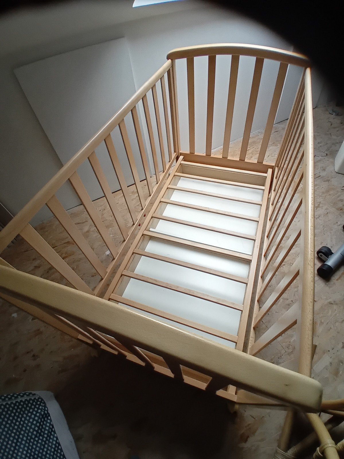 babybed met schuif in heel goede staat., Ophalen, Zo goed als nieuw, Ledikant