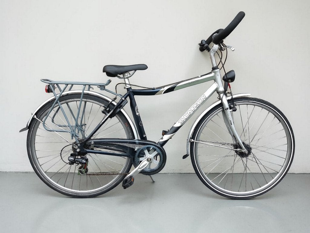 THOMPSON Herenfiets – Aluminium – 7v – IN TOPSTAAT!, Fietsen en Brommers, Velgrem, Versnellingen, 49 tot 53 cm, Zo goed als nieuw