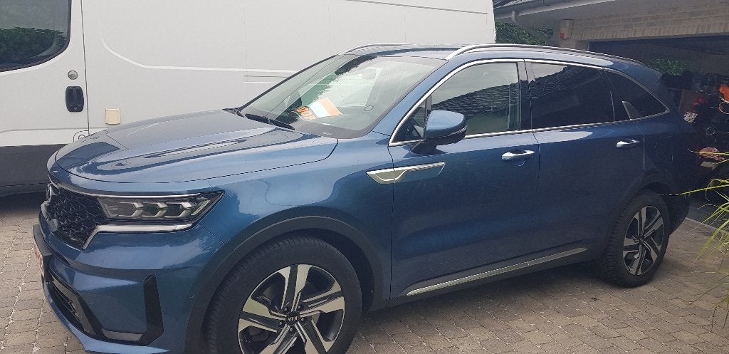 KIA MQ4 Sorento, Auto's, Kia, Euro 6, Blauw, Leder, Diesel