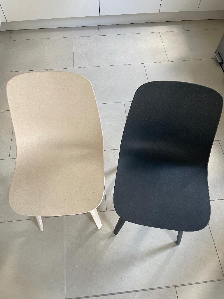 Set van 4 IKEA ODGER stoelen, Ophalen, Overige materialen, Overige kleuren, Zo goed als nieuw