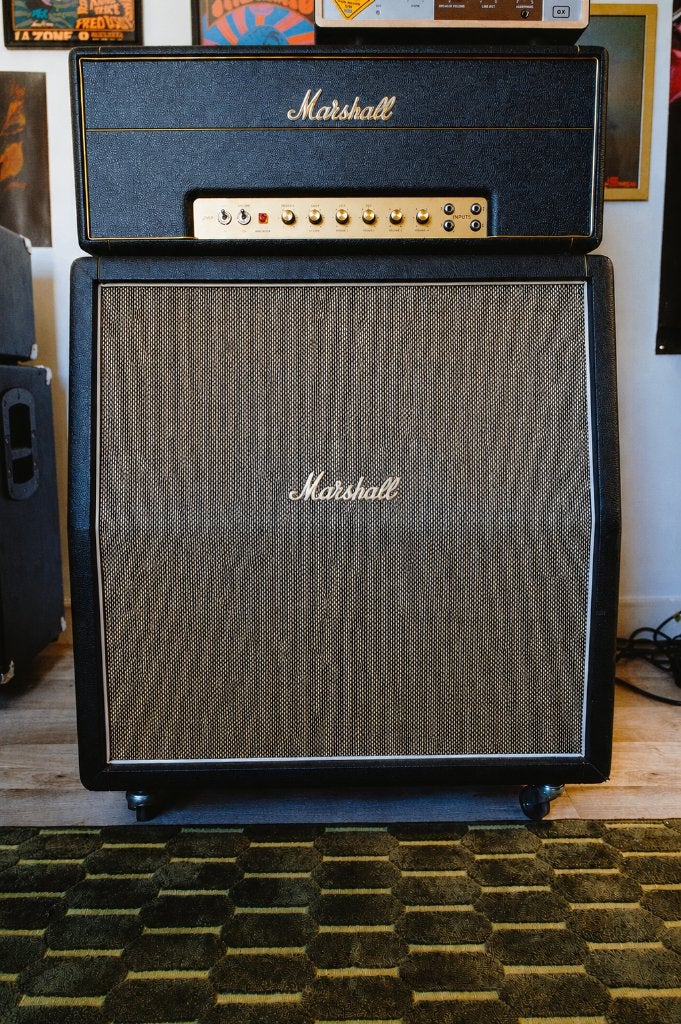 Marshall 1959HW JMP + MR1960AHW cab G12H30 greenbacks, Musique & Instruments, Enlèvement, Utilisé, Guitare, 50 à 100 watts