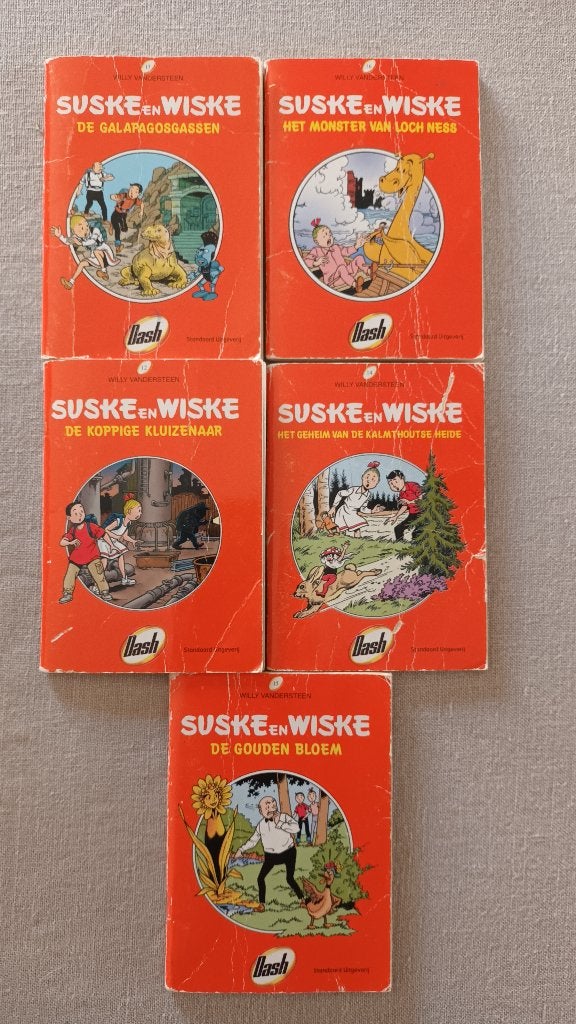 Bob & Bobette/Suske and Wiske, Boeken, Gelezen, Verzenden, Willy Vandersteen, Meerdere stripboeken