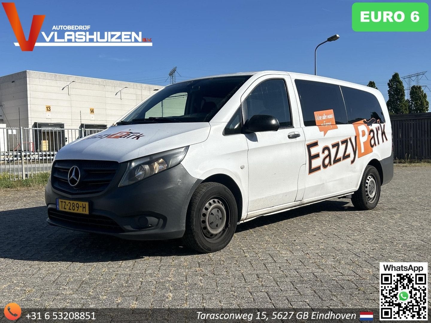 Mercedes-Benz Vito Tourer 109 BlueTEC Base Extra Lang | € 9., Auto's, Monovolume, Zwart, 164 g/km, Wit