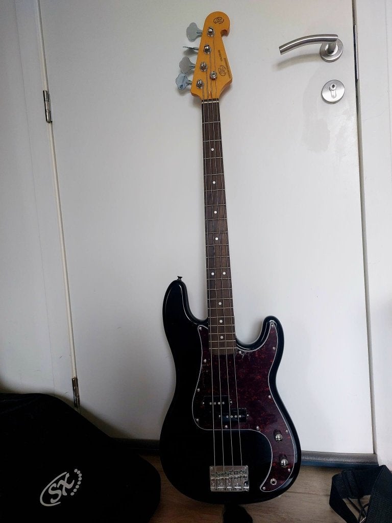 Guitare basse - Débutant - SX SPB62-BK Black, Musique & Instruments, Enlèvement, Neuf, Électrique, Fretless