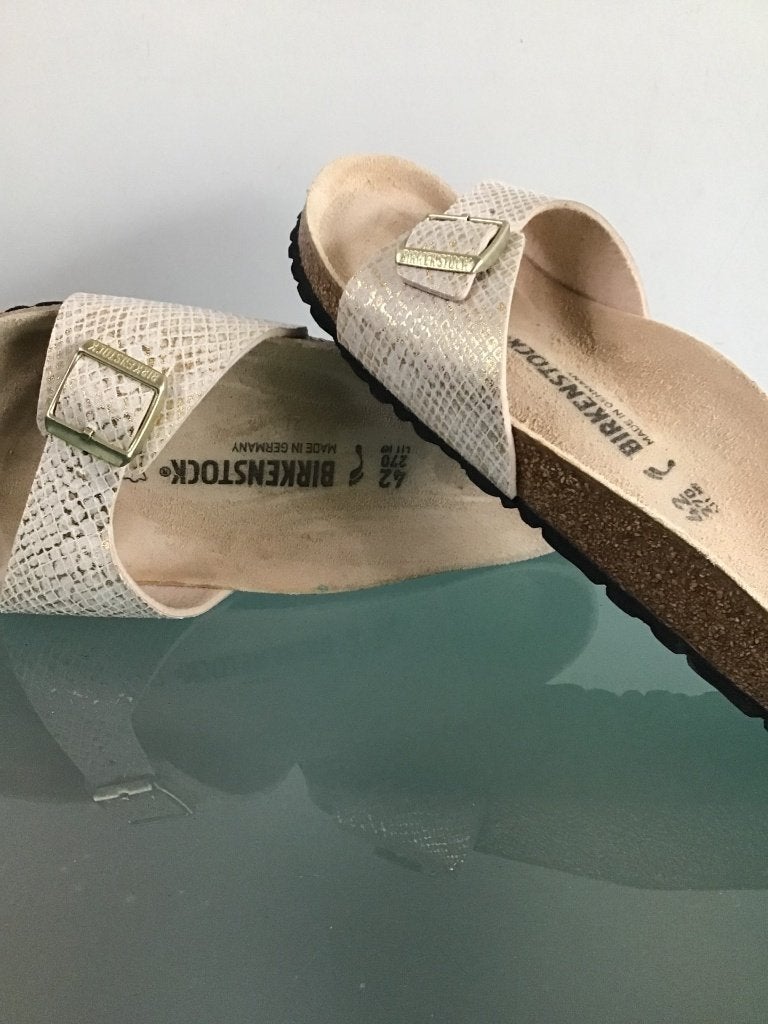 Birkenstock Madrid beige 42 | Nieuw | Gratis verzenden, Slippers, Verzenden, Beige, Nieuw