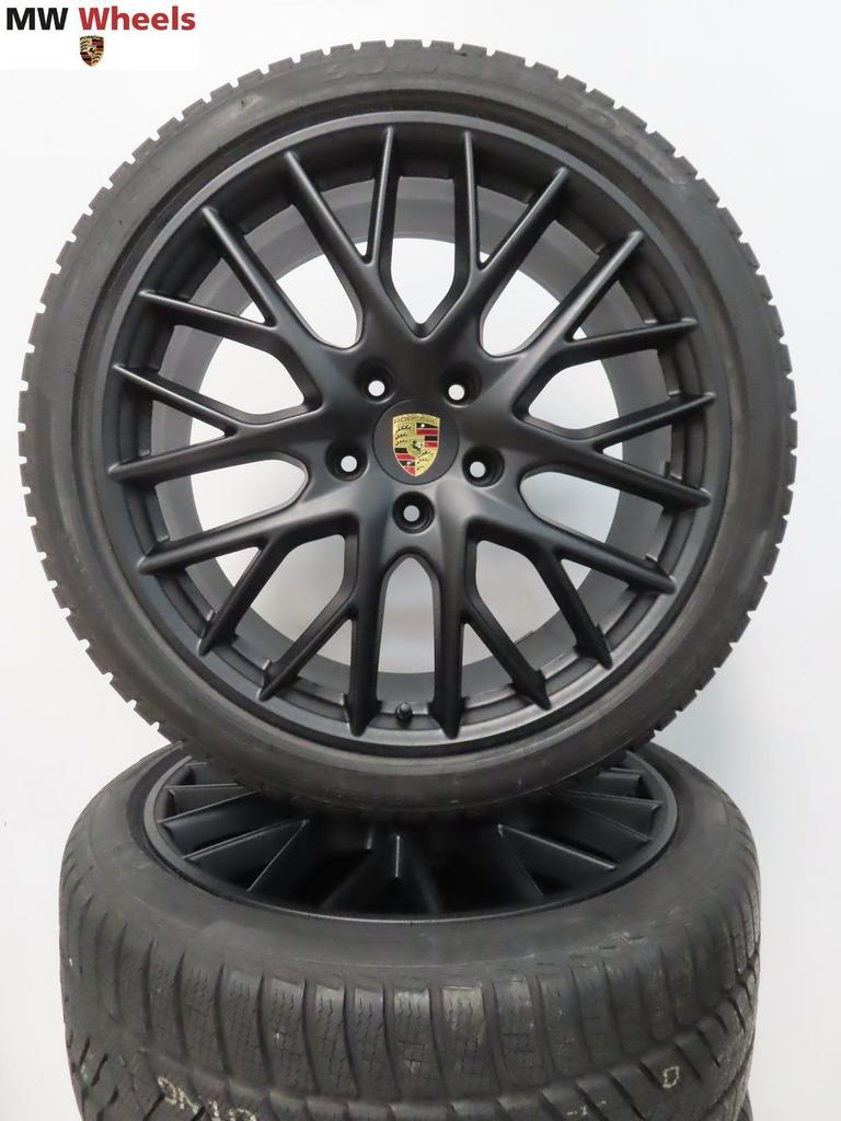 Originele Porsche Panamera 971 21 inch velgen winterbanden, Auto-onderdelen, Banden en Velgen, Banden en Velgen, Winterbanden