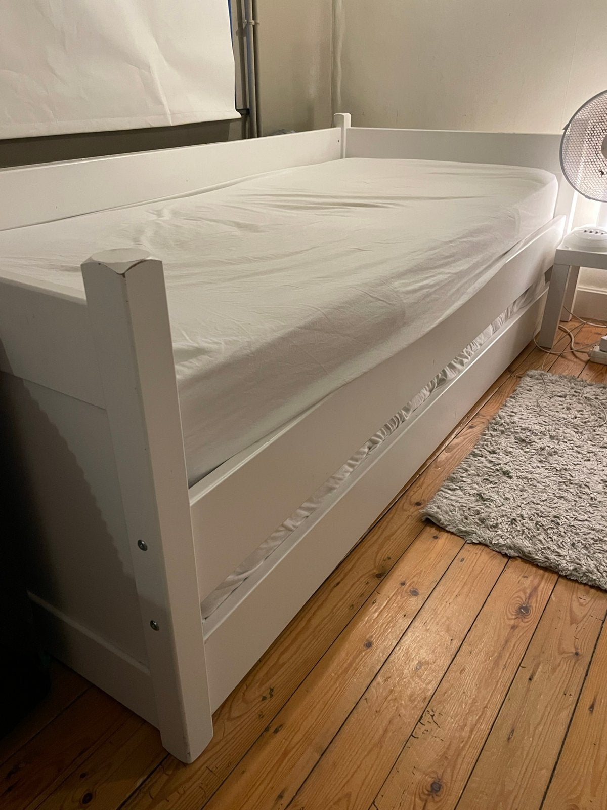 Eenpersoon bed met logeerbed!, Ophalen, Gebruikt, 90 cm, Eenpersoons