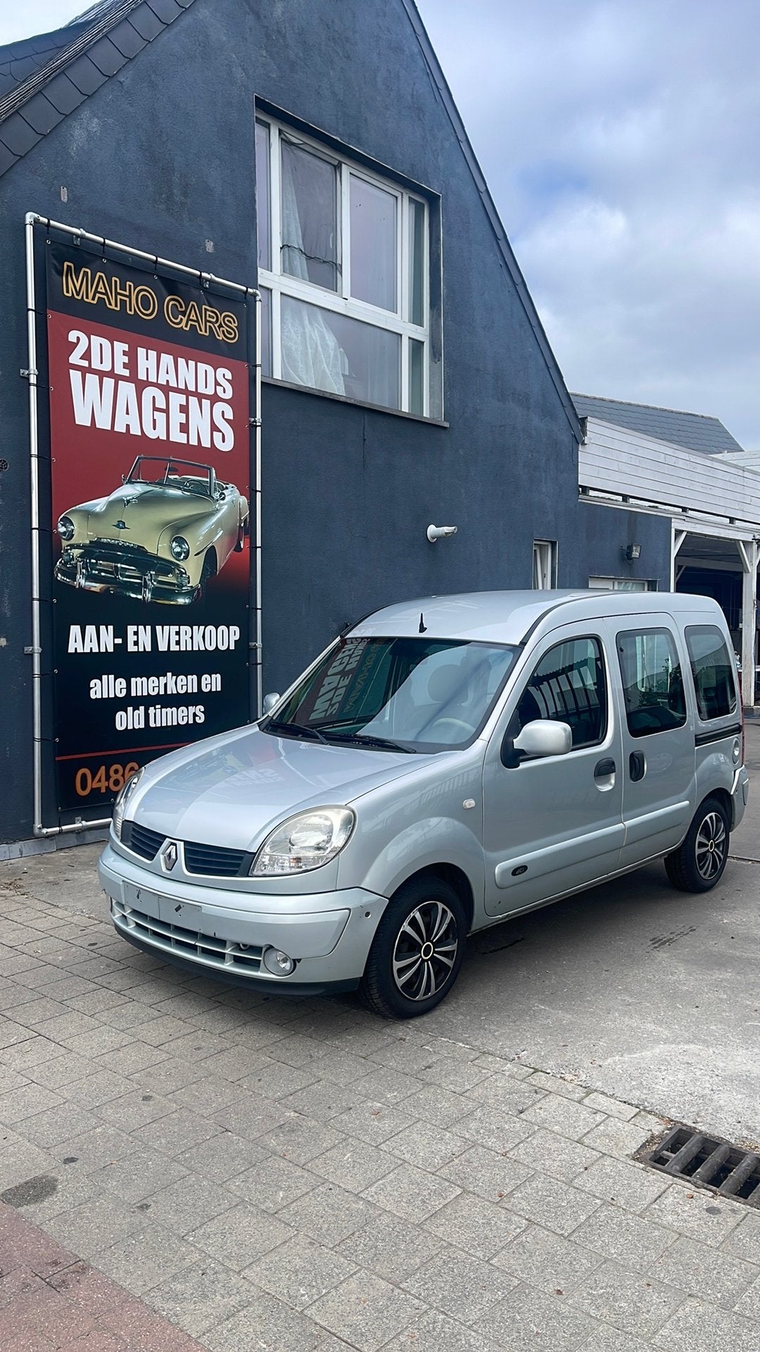 Renault kangoo 1.5 dci airco trekahaak, Argent ou Gris, Achat, 50 kW, Entreprise