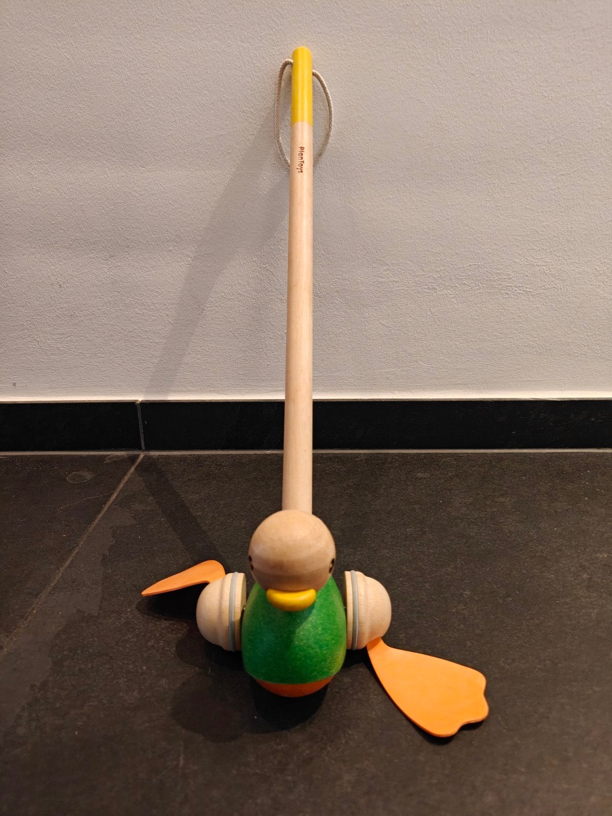Plantoys Houten Loopeend - Duurzaam Speelgoed, Ophalen of Verzenden