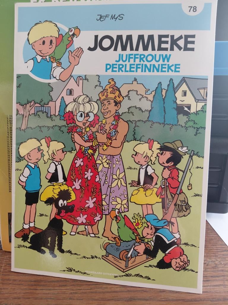 Jommeke -Juffrouw Perlefinneke, Boeken, Ophalen