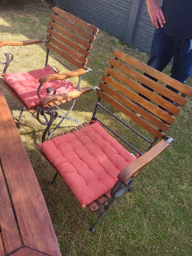 Meuble de jardin en teck, Jardin & Terrasse, Chaise, Utilisé, Bois, Sets de jardin