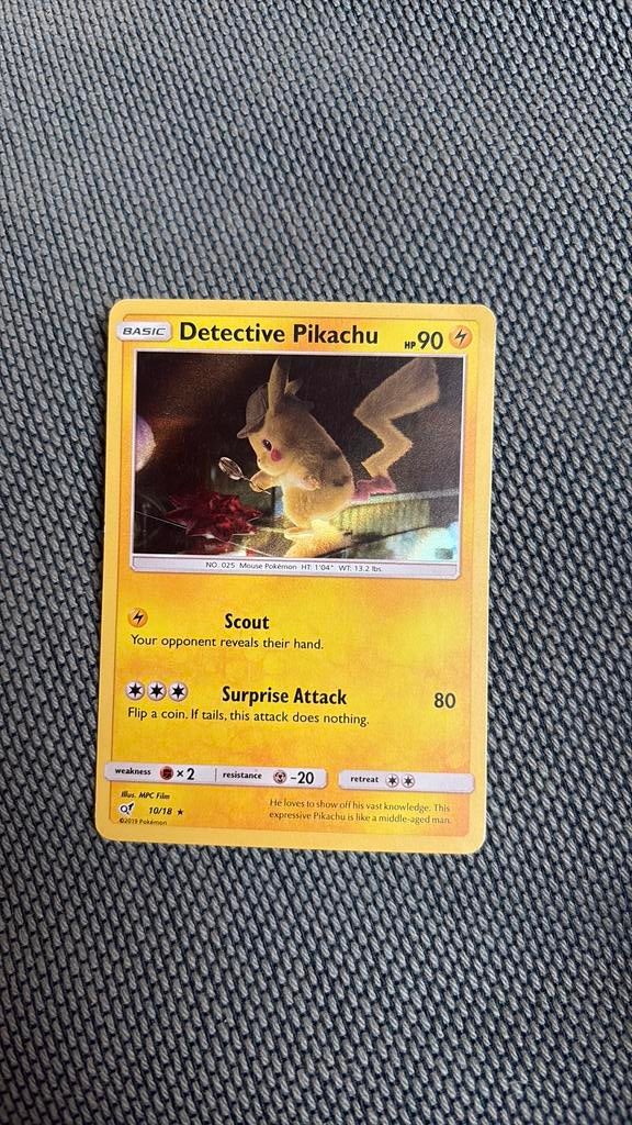 Detective pikachu, Hobby en Vrije tijd, Ophalen, Zo goed als nieuw