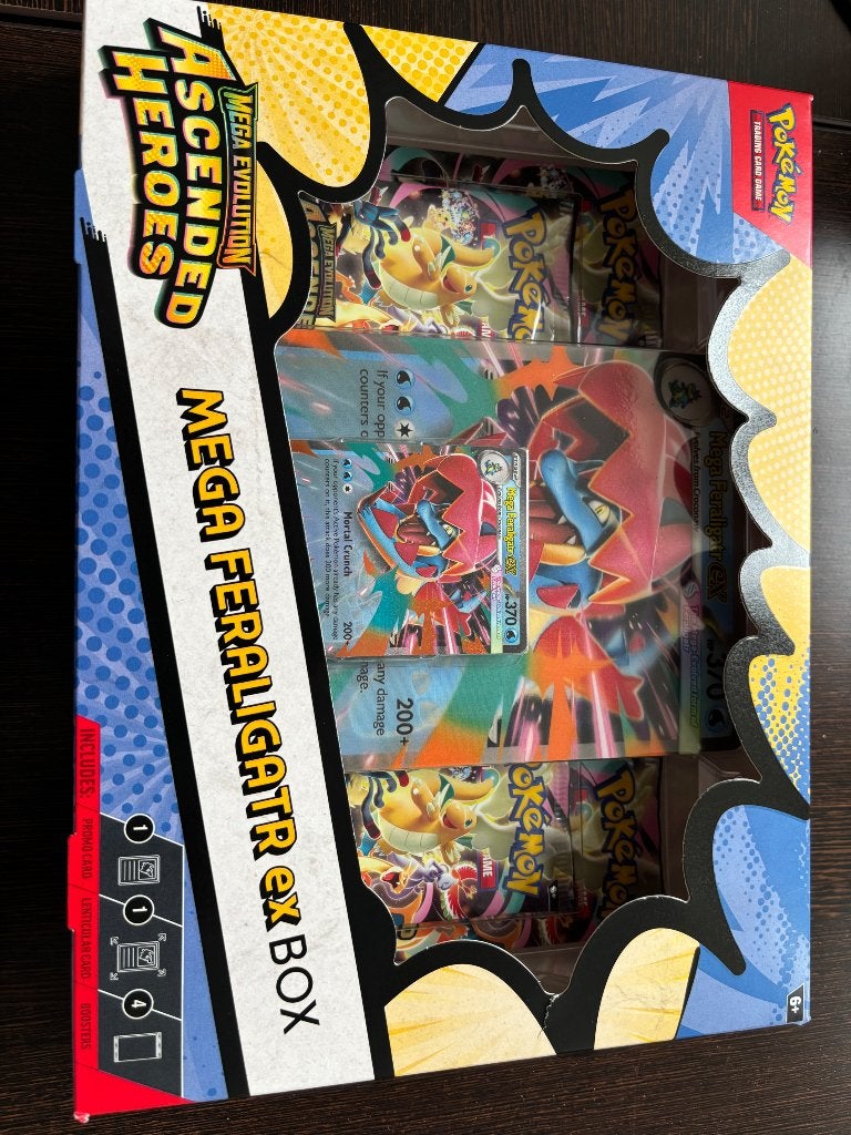 Pokemon Mega Feraligatr Ex box, Ophalen of Verzenden, Nieuw