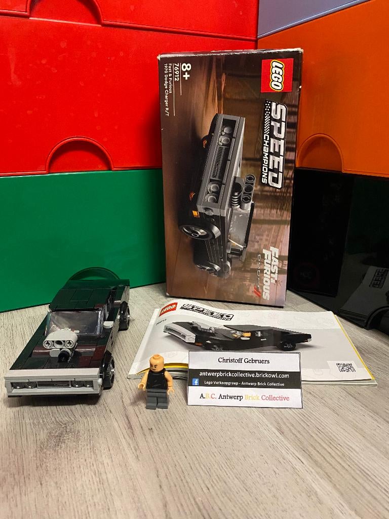 Lego Speed Champions - 76912 - Fast&Furious Dodge Charger, Ophalen, Lego, Speed Champions, Zo goed als nieuw