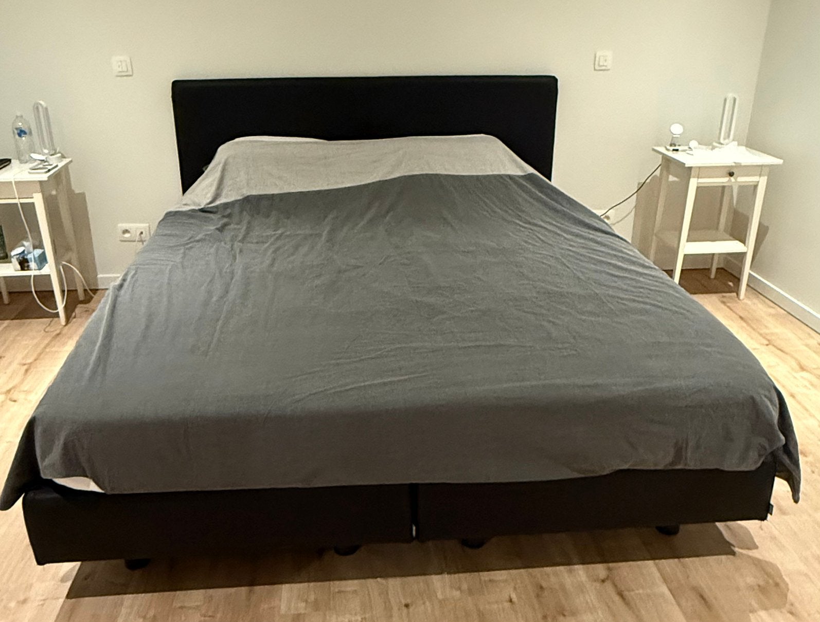 Auping boxspring DUBLIN met matras, Huis en Inrichting, Ophalen, Gebruikt, Zwart, Tweepersoons