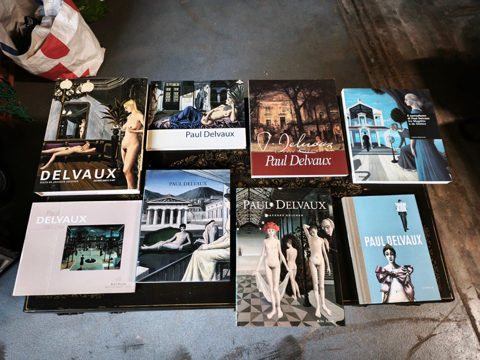 8 boeken over Paul Delvaux, Ophalen of Verzenden