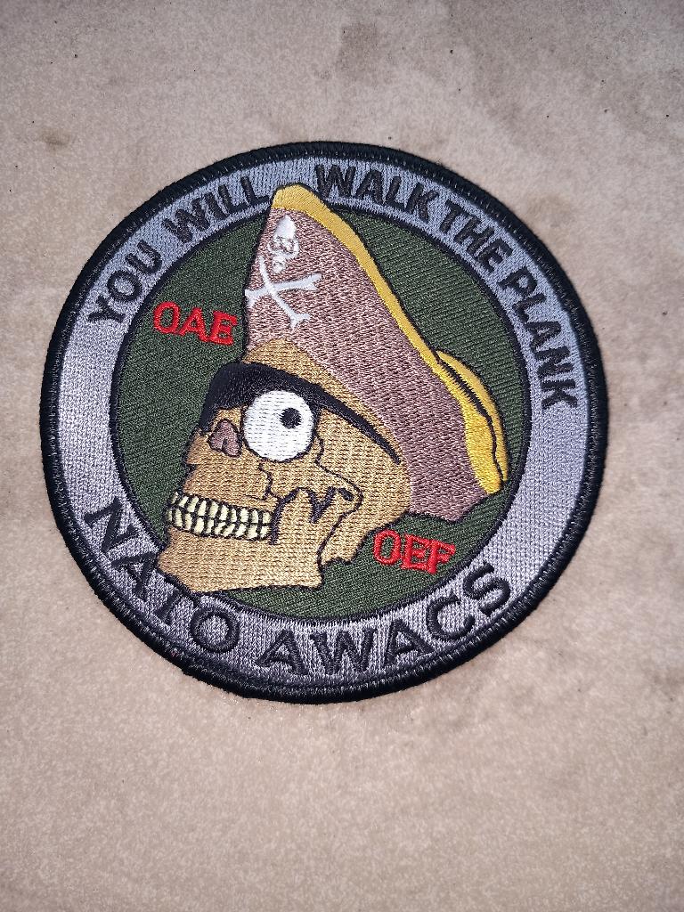 Nato Awacs, Verzenden, Nieuw, Patch, Badge of Embleem