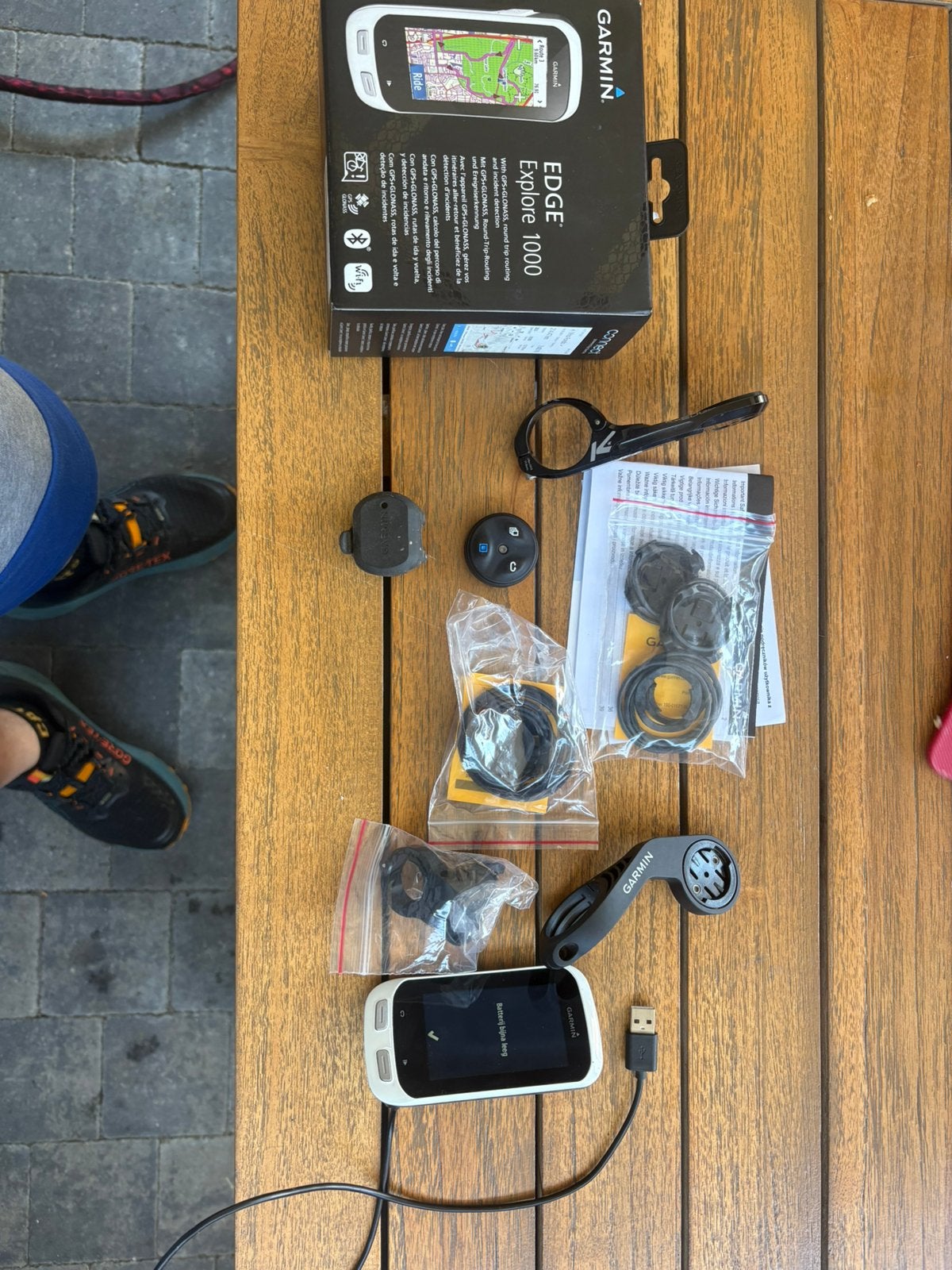 Garmin edge explore 1000, Fietsen en Brommers, Ophalen, Draadloos, Gebruikt