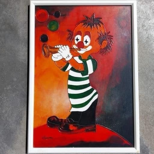 Mooie schilderij/portret voor kinderkamer, Kinderen en Baby's, Ophalen, Gebruikt