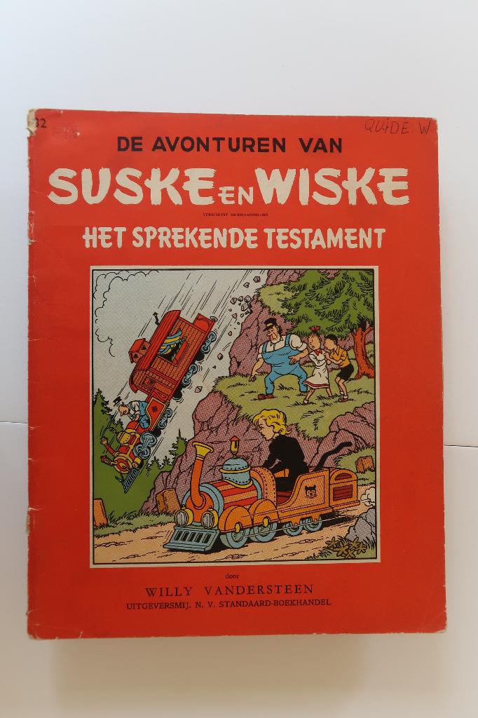 SUSKE EN WISKE, Het Sprekende Testament, 1ste druk, Boeken, Stripverhalen, Willy vandersteen, Eén stripboek, Ophalen, Gelezen