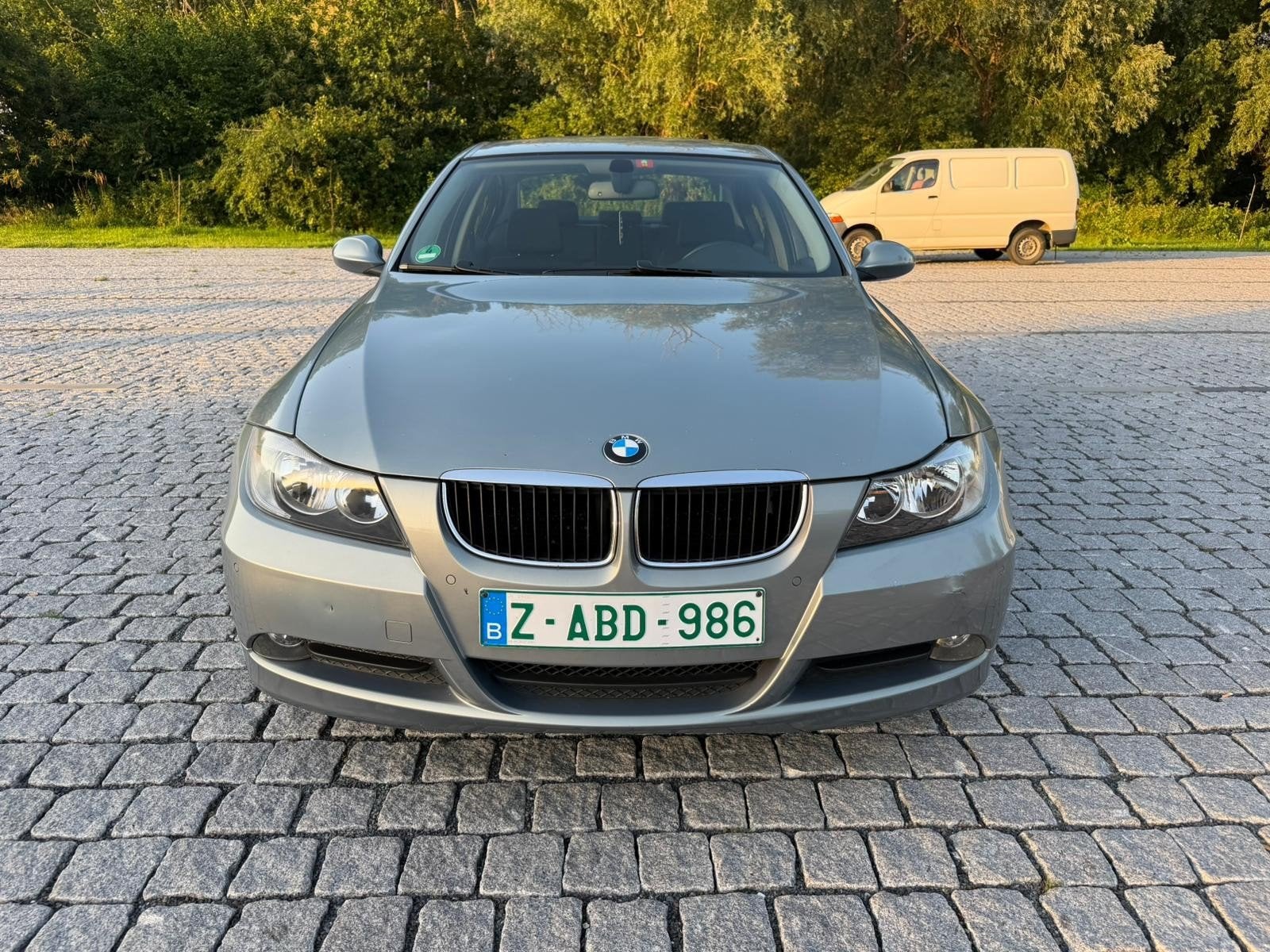 BMW 318I BENZINE E90 EURO4 AIRCO TOP STAAT KLAAR VOOR INSCHR, Auto's, BMW, Elektrische ramen, Zwart, 4 cilinders, Blauw