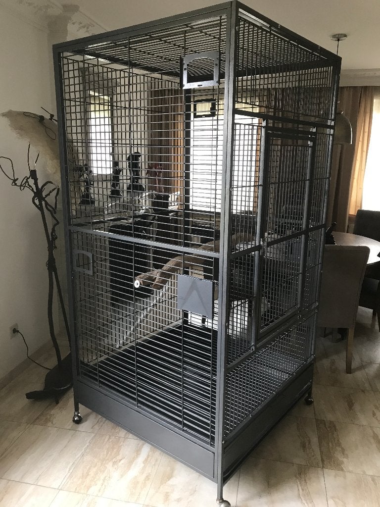 grote vogelkooi montana, Dieren en Toebehoren, Ophalen, Zo goed als nieuw, Metaal, Vogelkooi