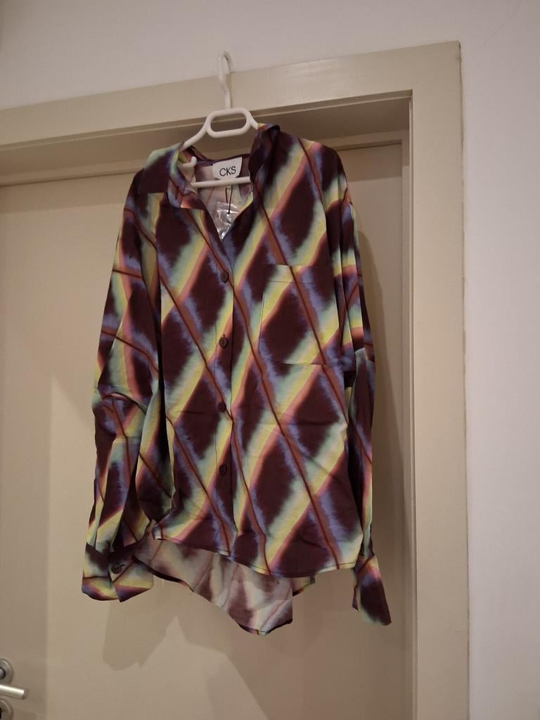 Cks blousse, Kleding | Dames, Maat 38/40 (M), Paars, Nieuw, Ophalen of Verzenden
